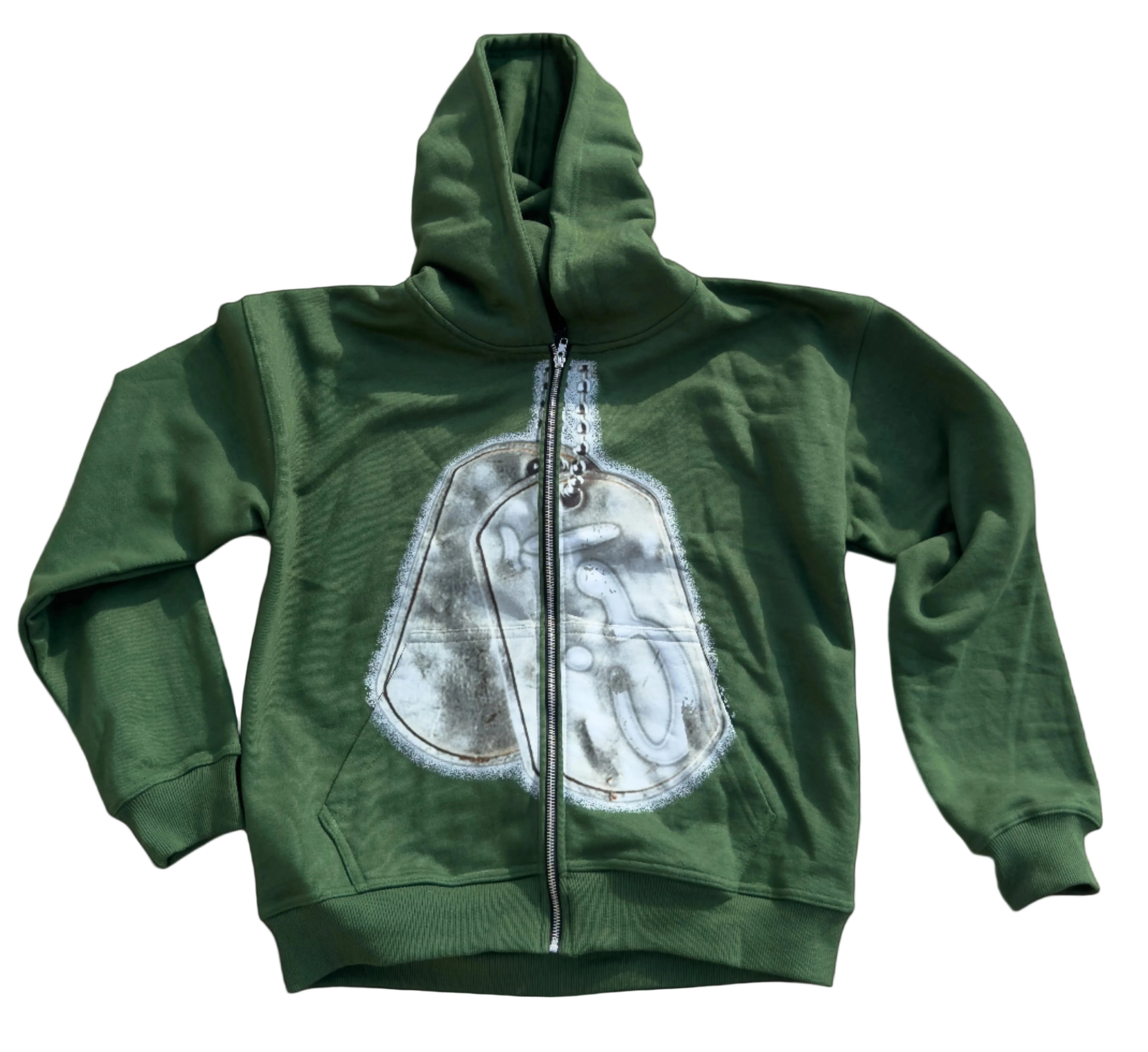 "SAFE" Dog Tag Zip Up